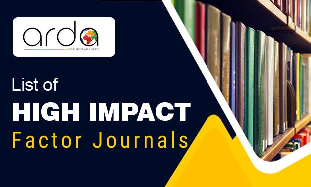 High Impact Factor Journals 2024 Scopus WoS